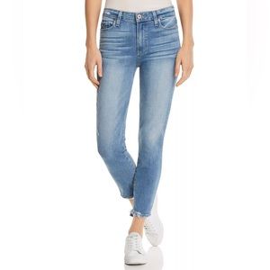 Paige hoxton straight crop jeans
